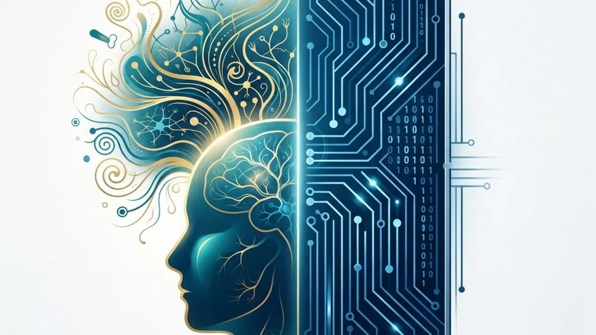 Non-computable human thinking versus rigid binary code and circuits