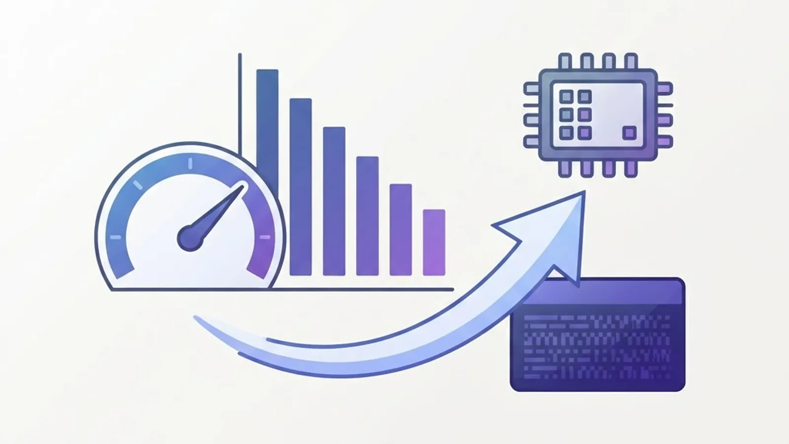PHP application performance optimization illustration