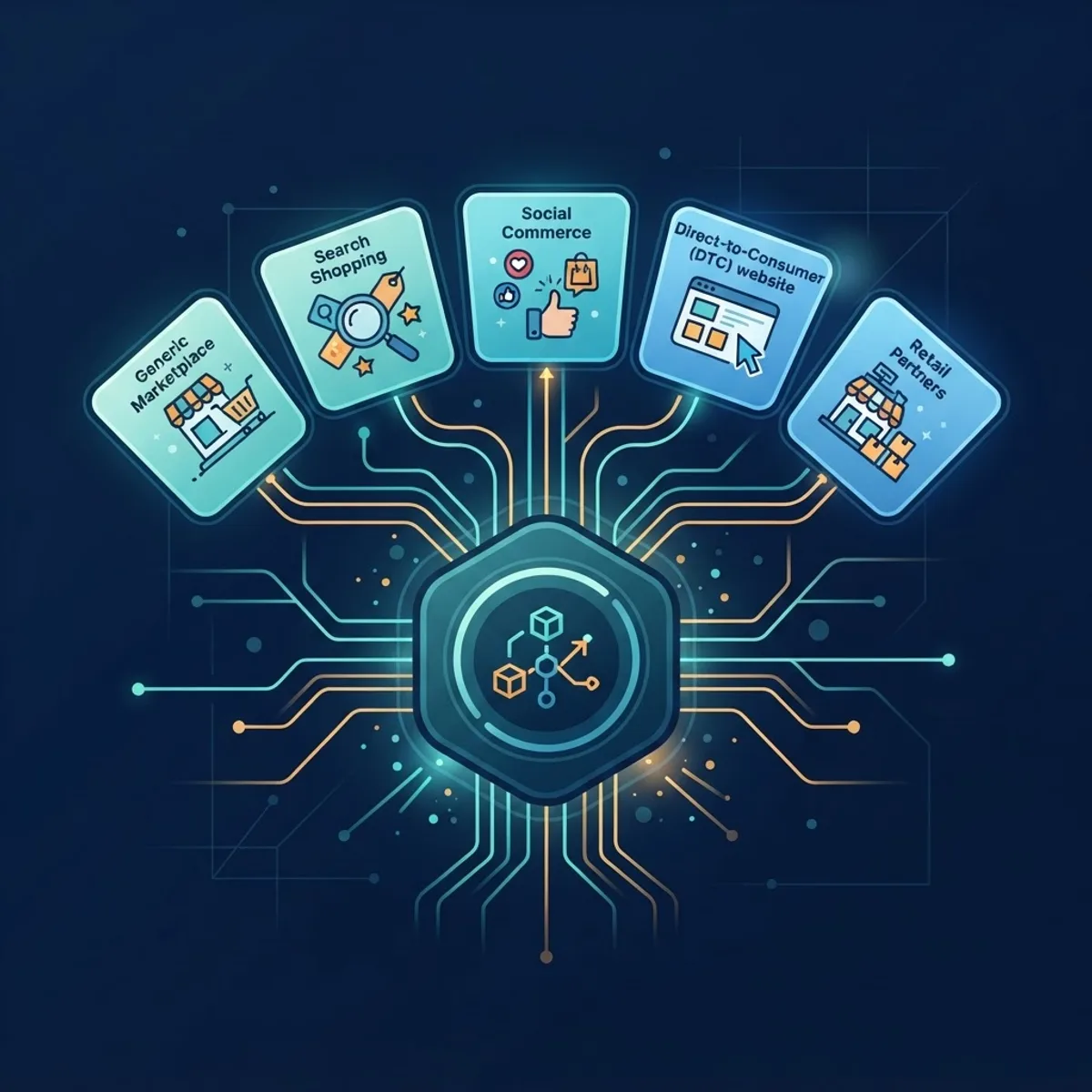 Product feed multichannel distribution