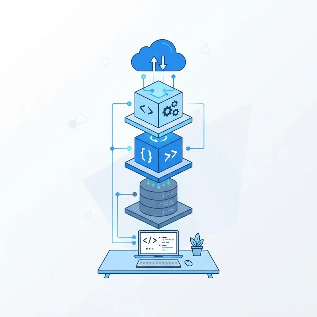 Modern progressive app development tech stack layers