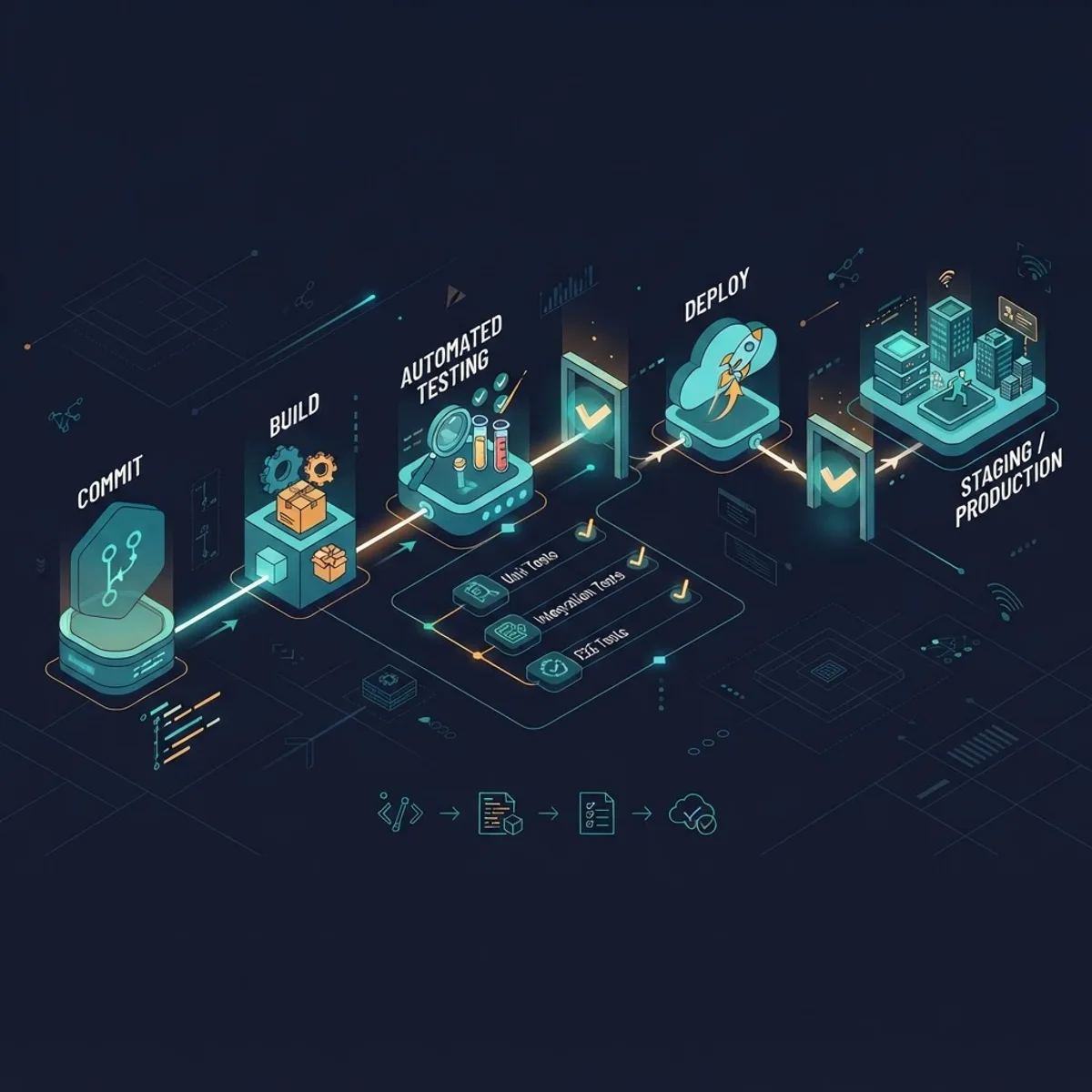 PythonQA CI/CD pipeline integration and quality gates