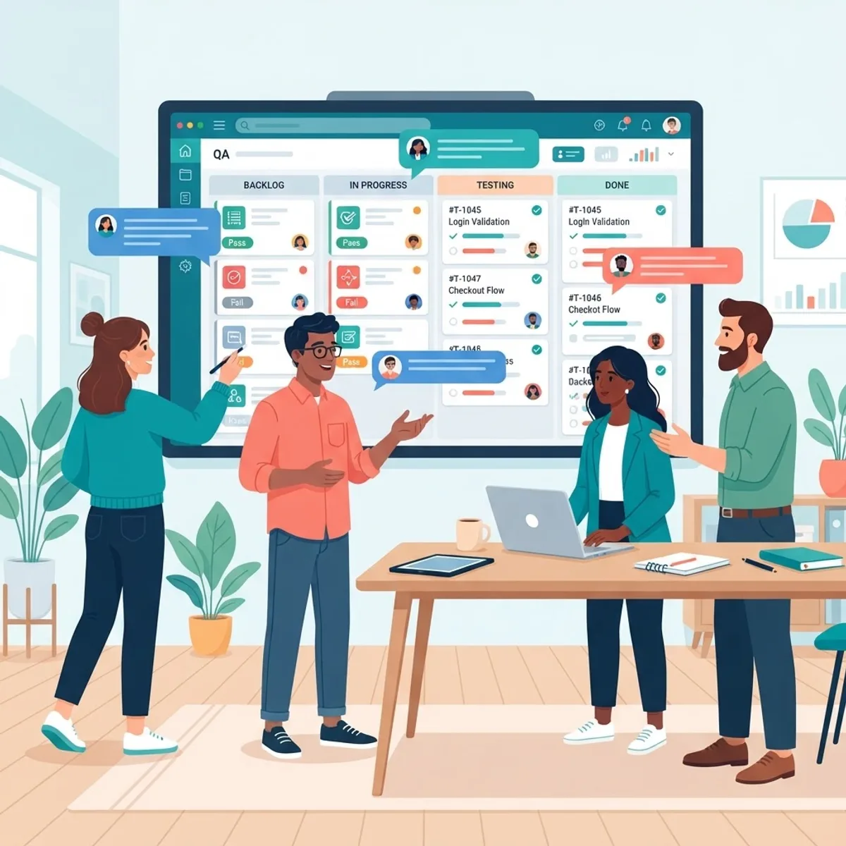 PythonQA team collaboration workspace