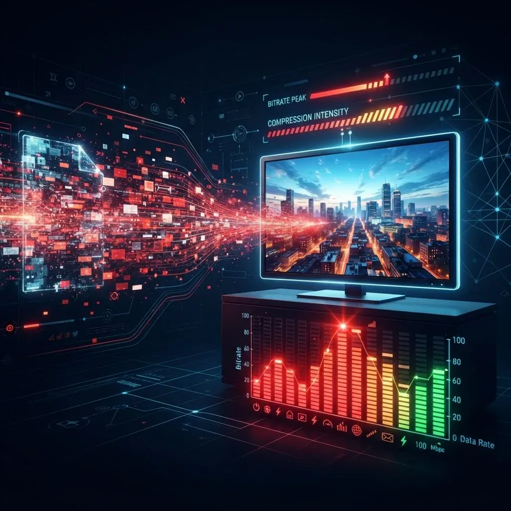 Bitrate and encoder quality visualization for game recordings