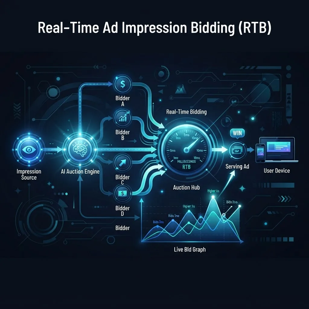 Real time bidding powered by artificial intelligence