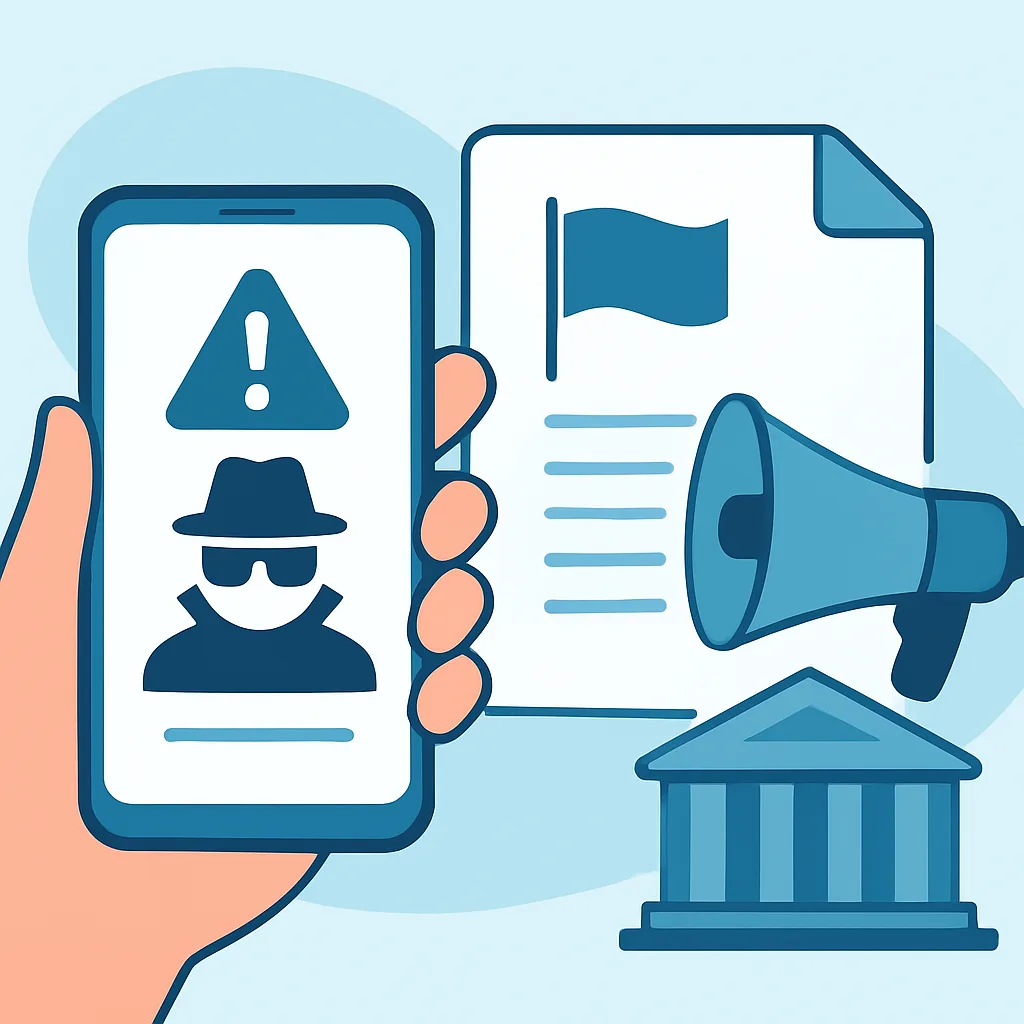 Reporting tech support scams to authorities