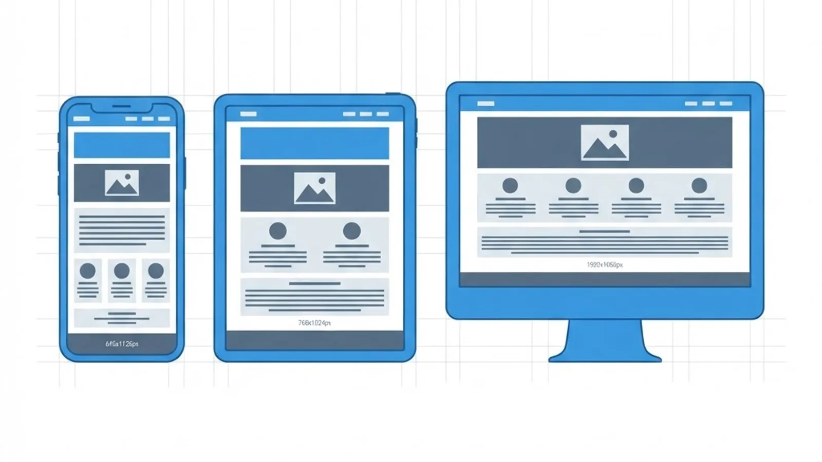 Responsive Website Entwicklung auf Smartphone, Tablet und Desktop