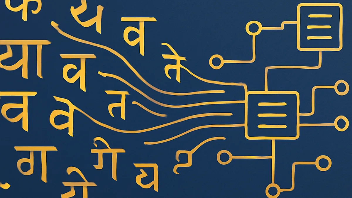 Natural language processing applied to Sanskrit text and tokens
