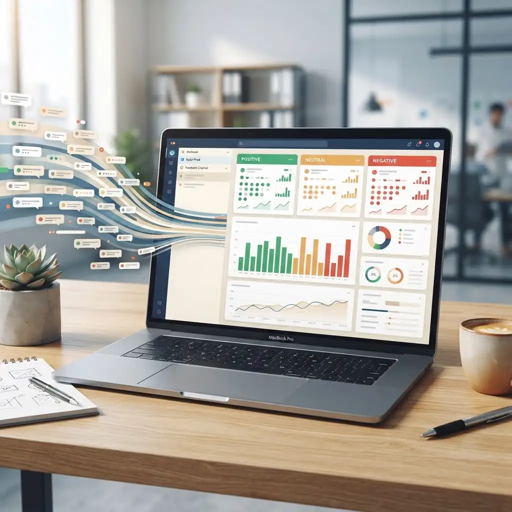 Sentiment analysis dashboard for customer feedback