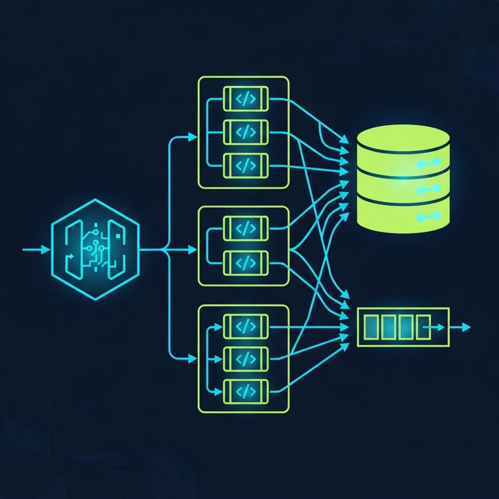 Serverless application development workflow diagram