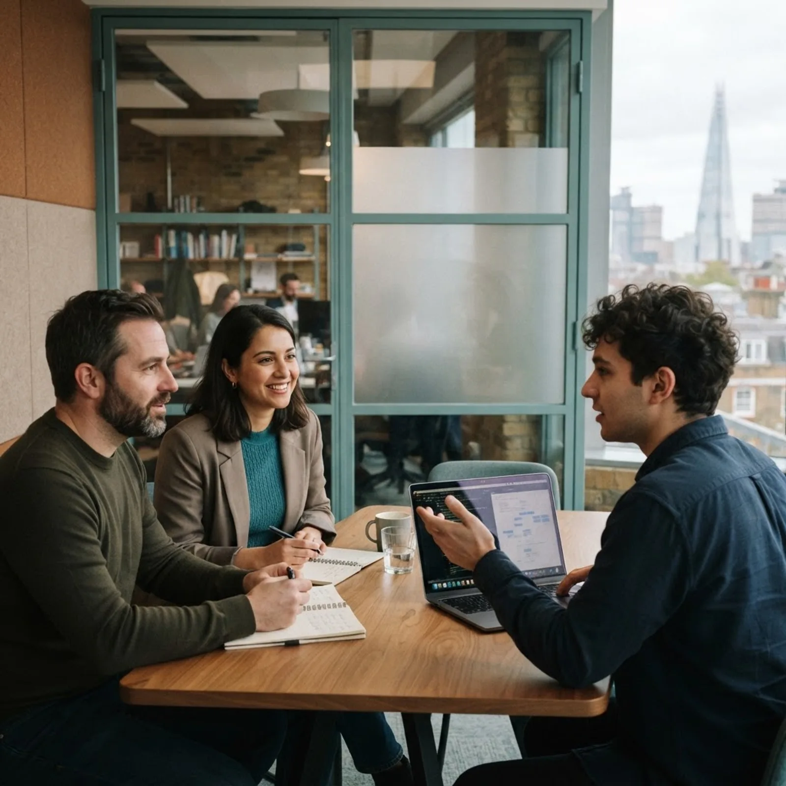 Relaxed technical interview at a small London software firm