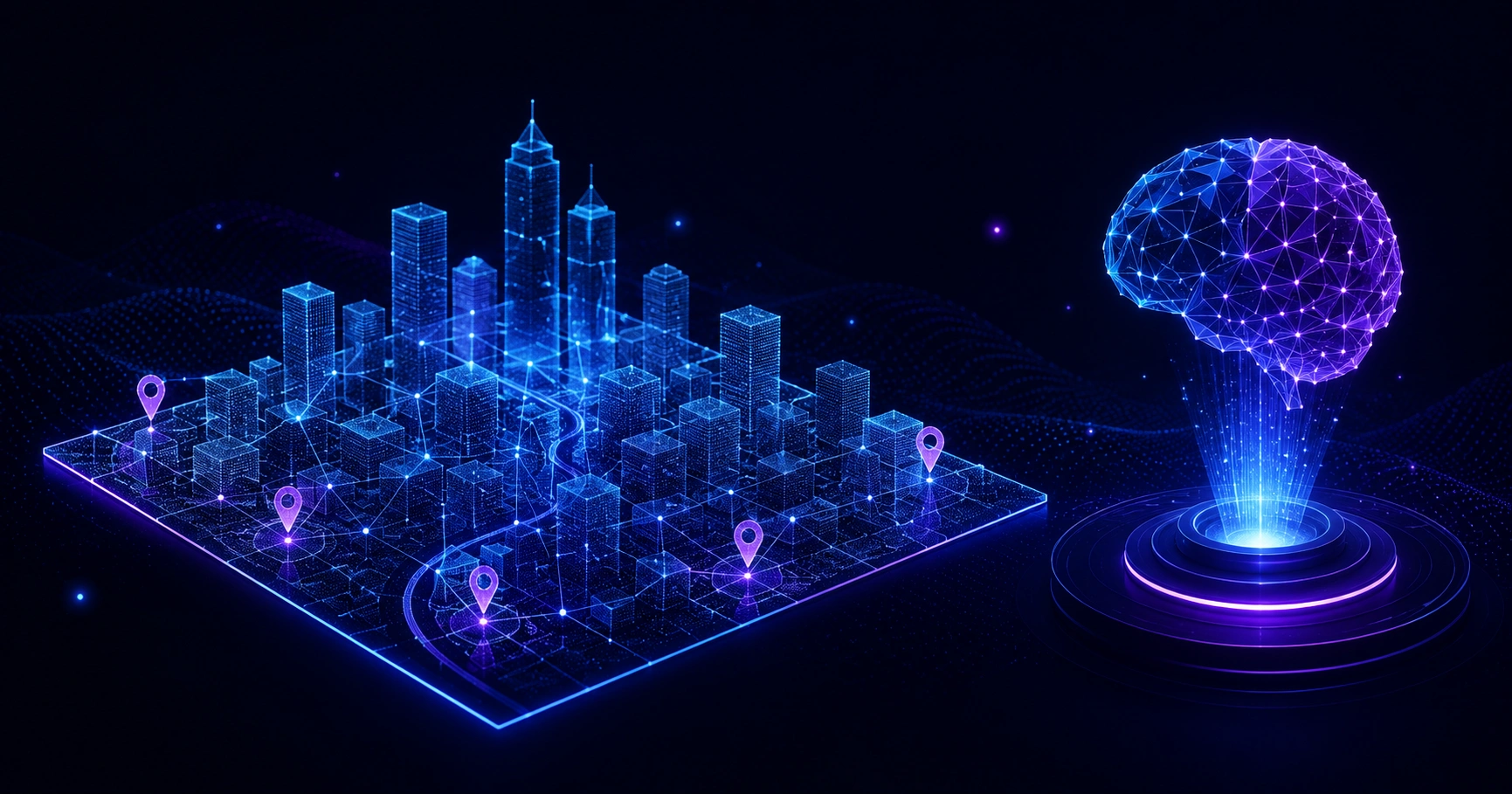 Smap3D AI artificial intelligence plant design hero illustration
