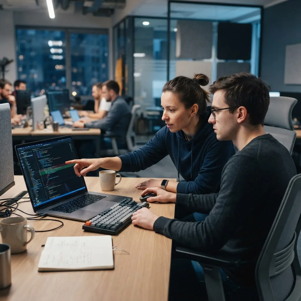 Code Review Workflow im Team beim Software entwickeln