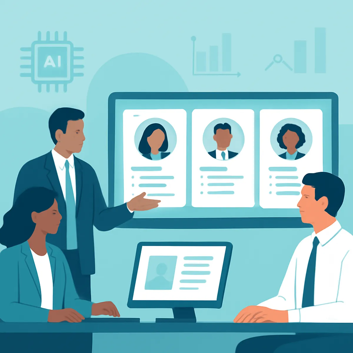 Overview of specialist recruiters for AI sales roles