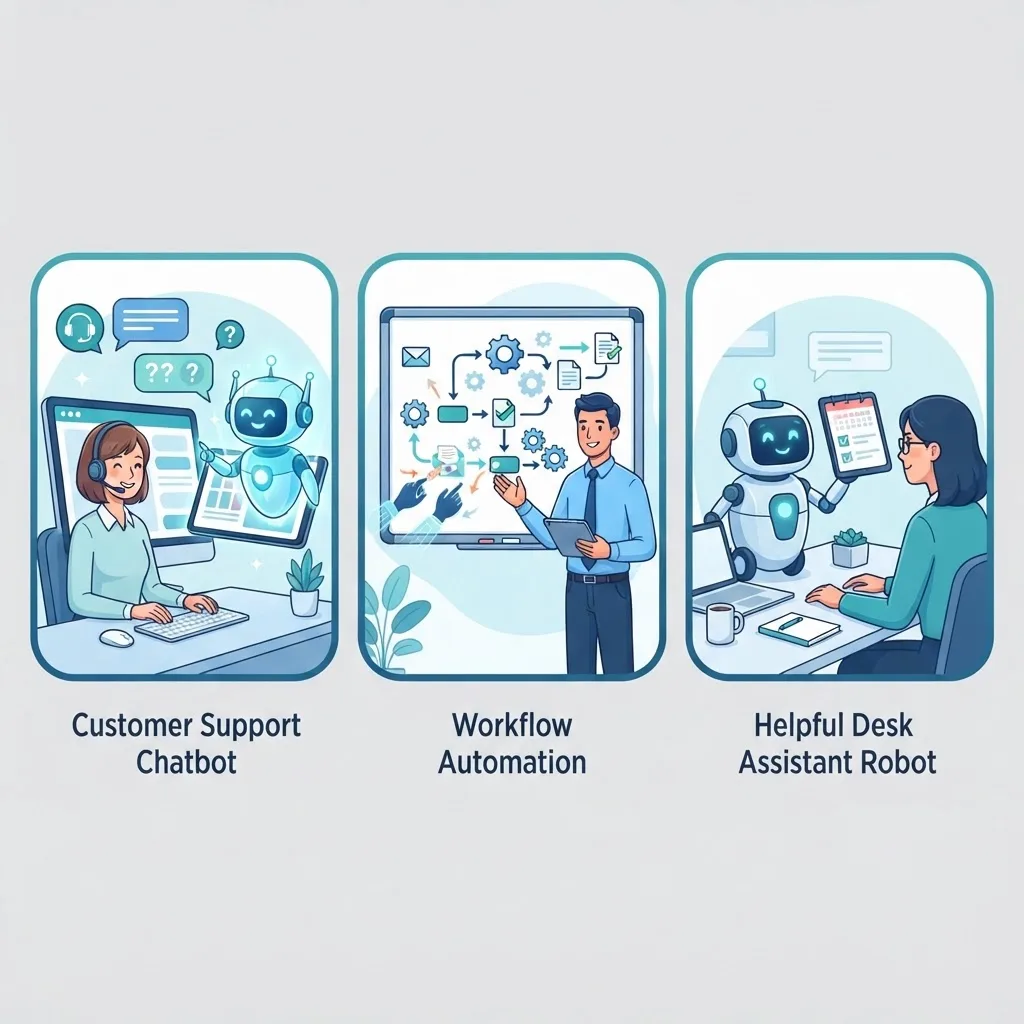Business use cases for obedient submissive AI assistants
