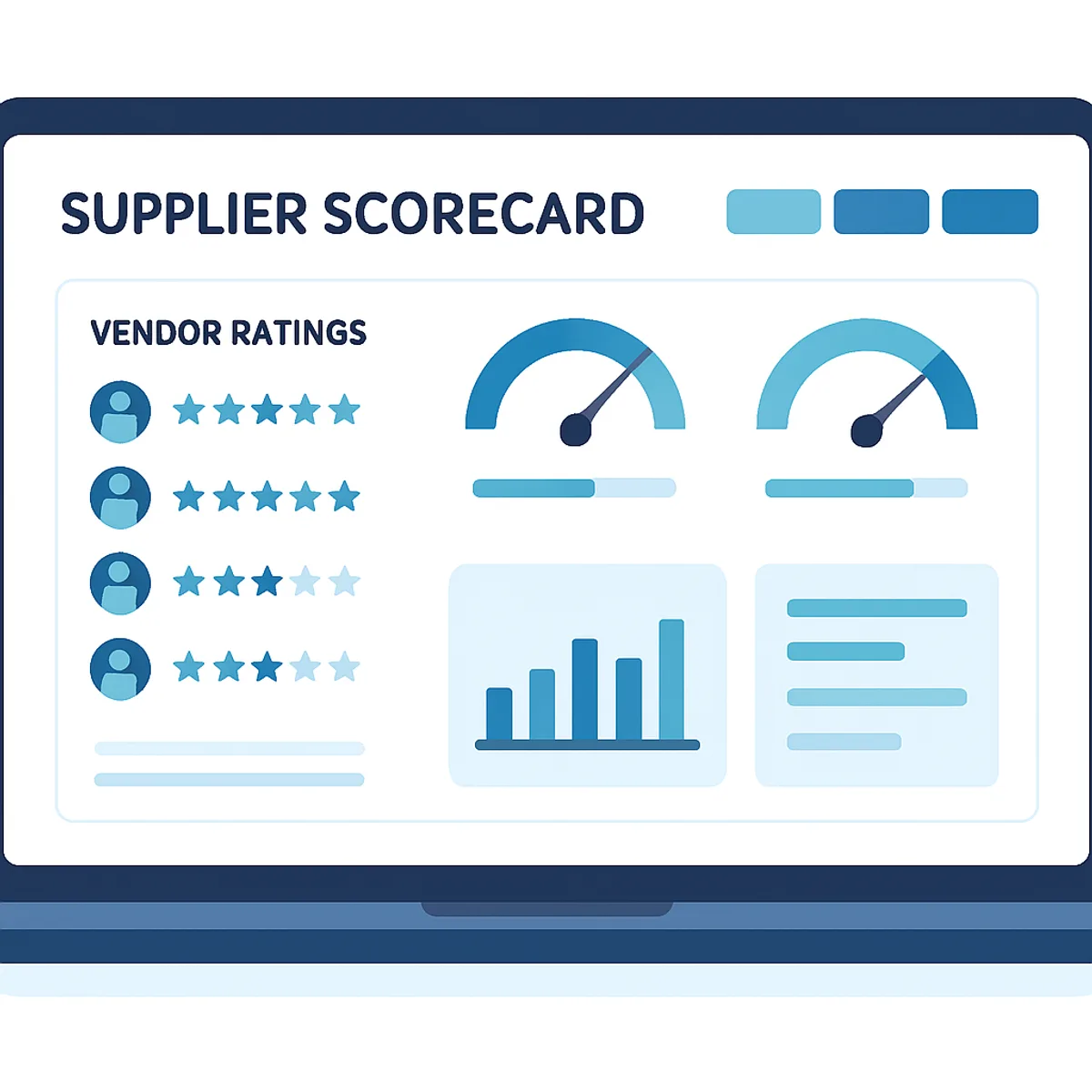 Supplier scorecard dashboard powered by AI