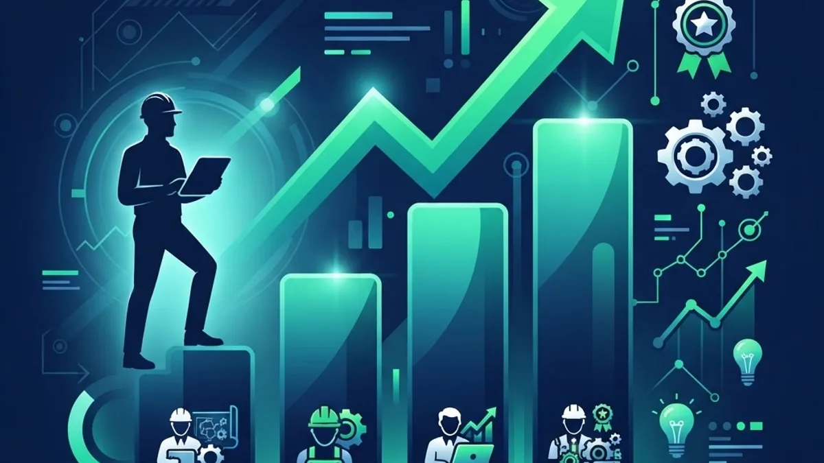 Career growth chart for systems software engineers