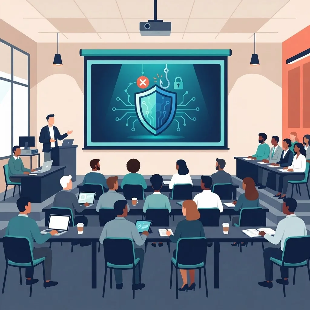 Teacher professional development session on AI security awareness