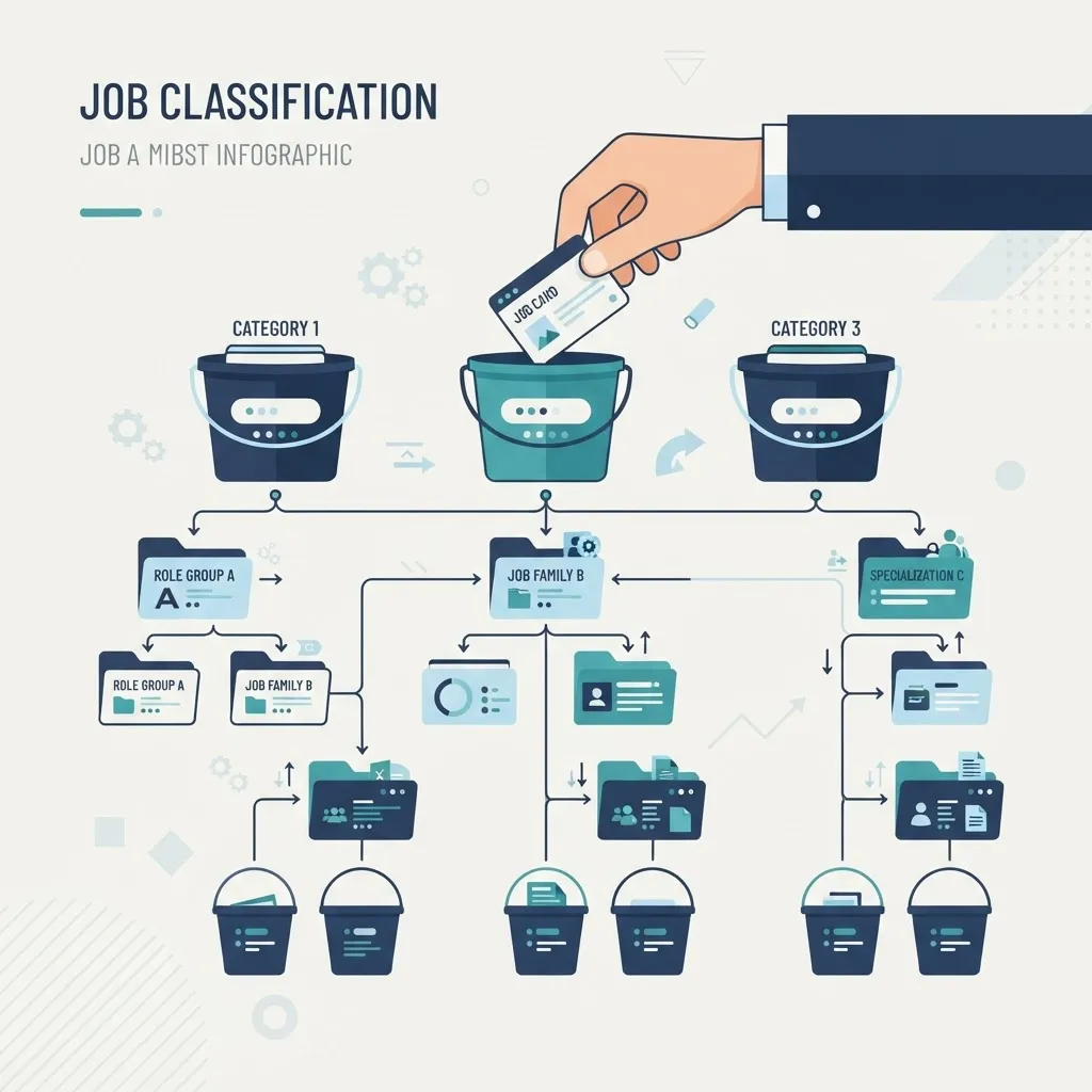 Job category classification and sorting concept