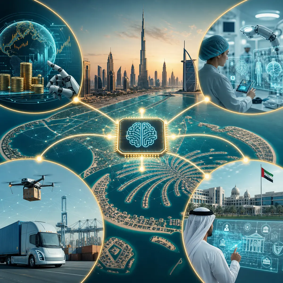 Top industries hiring AI talent in Dubai
