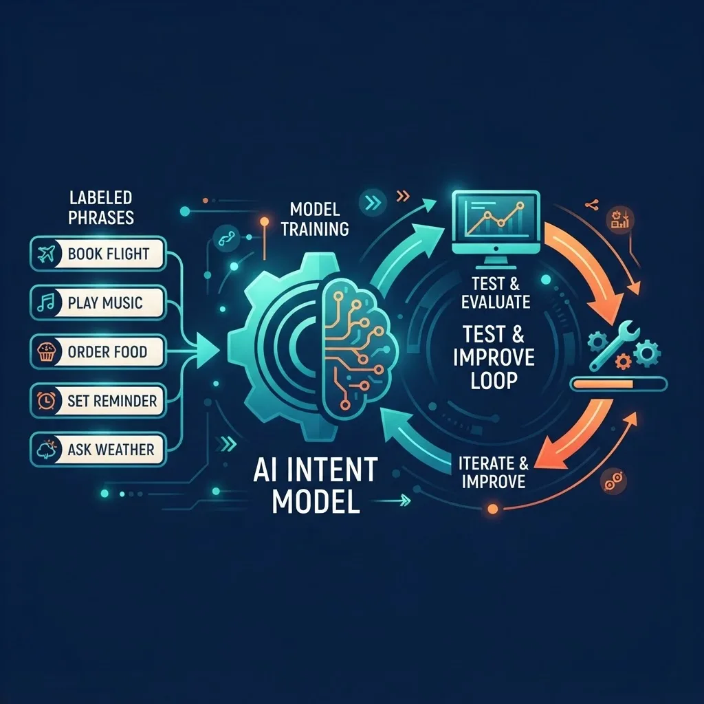 Training intent models workflow