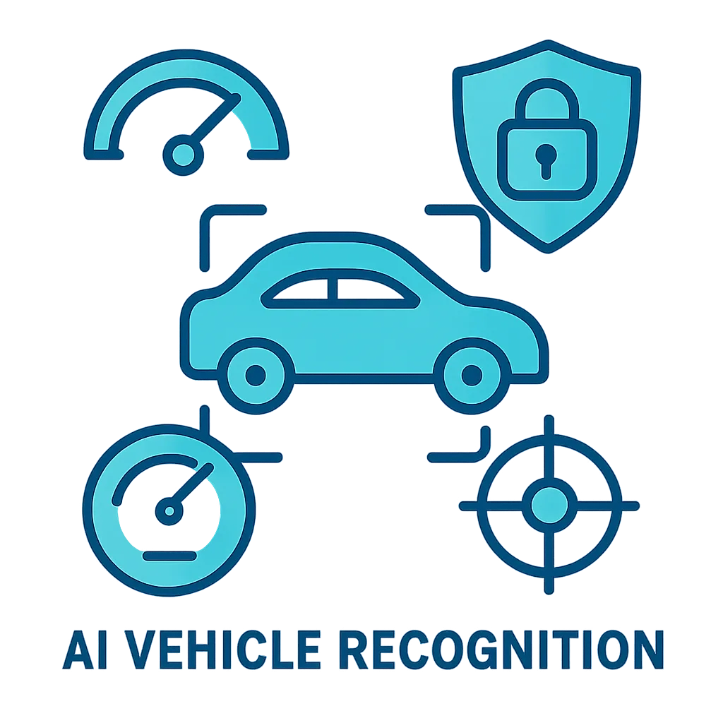Illustration of the key benefits of vehicle recognition AI