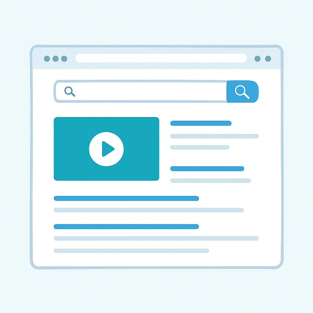 Video SEO rich results and SERP visibility examples