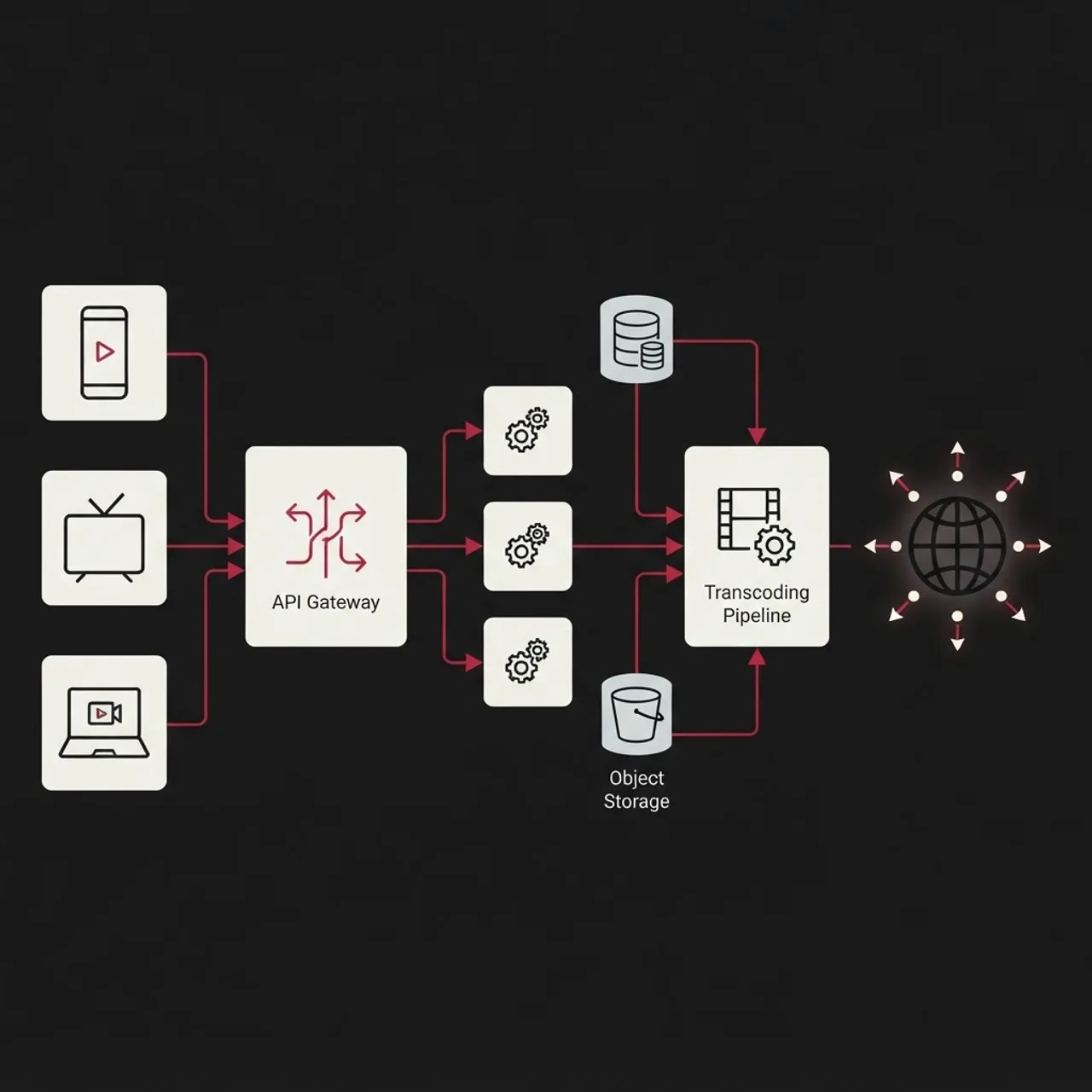 Video streaming app architecture