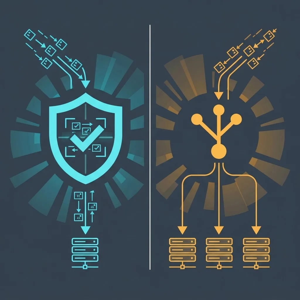 Comparison of web application firewall and load balancer roles