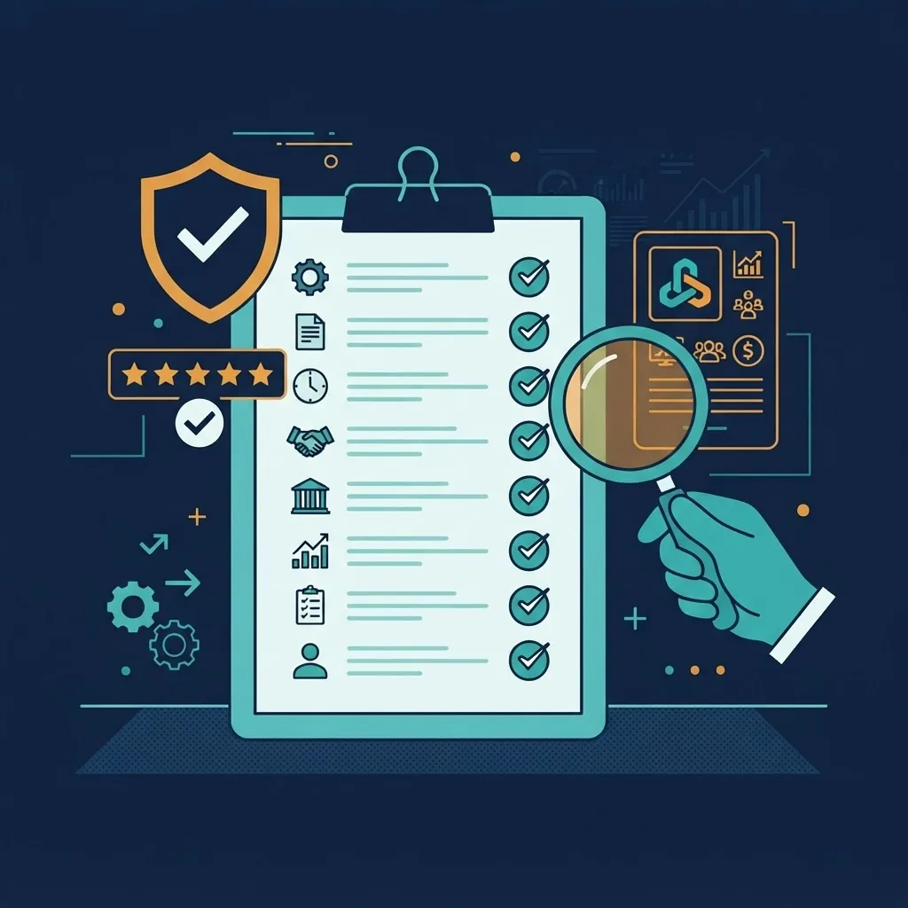 Web app development vendor evaluation checklist