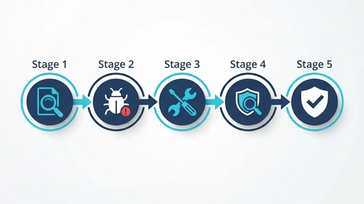 Web application penetration testing process lifecycle