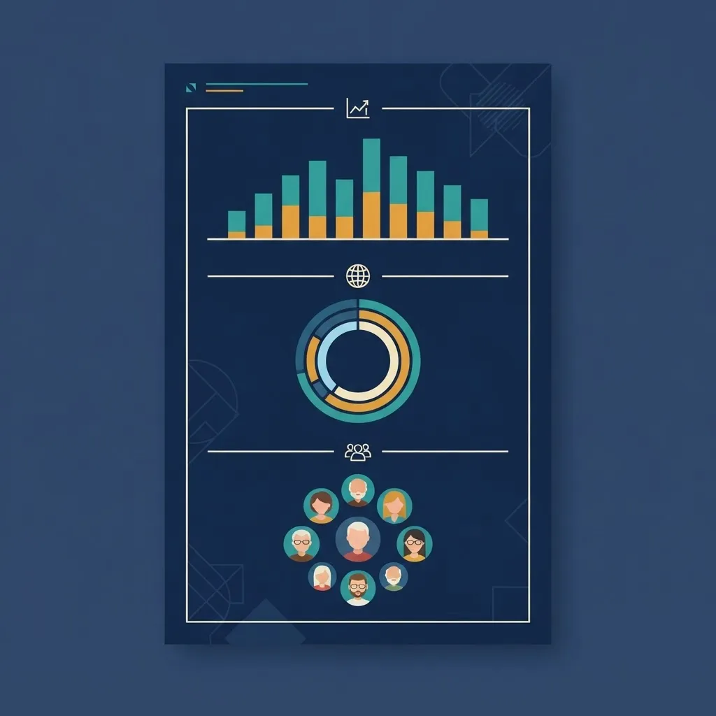Website traffic and audience metrics assembled into a media kit
