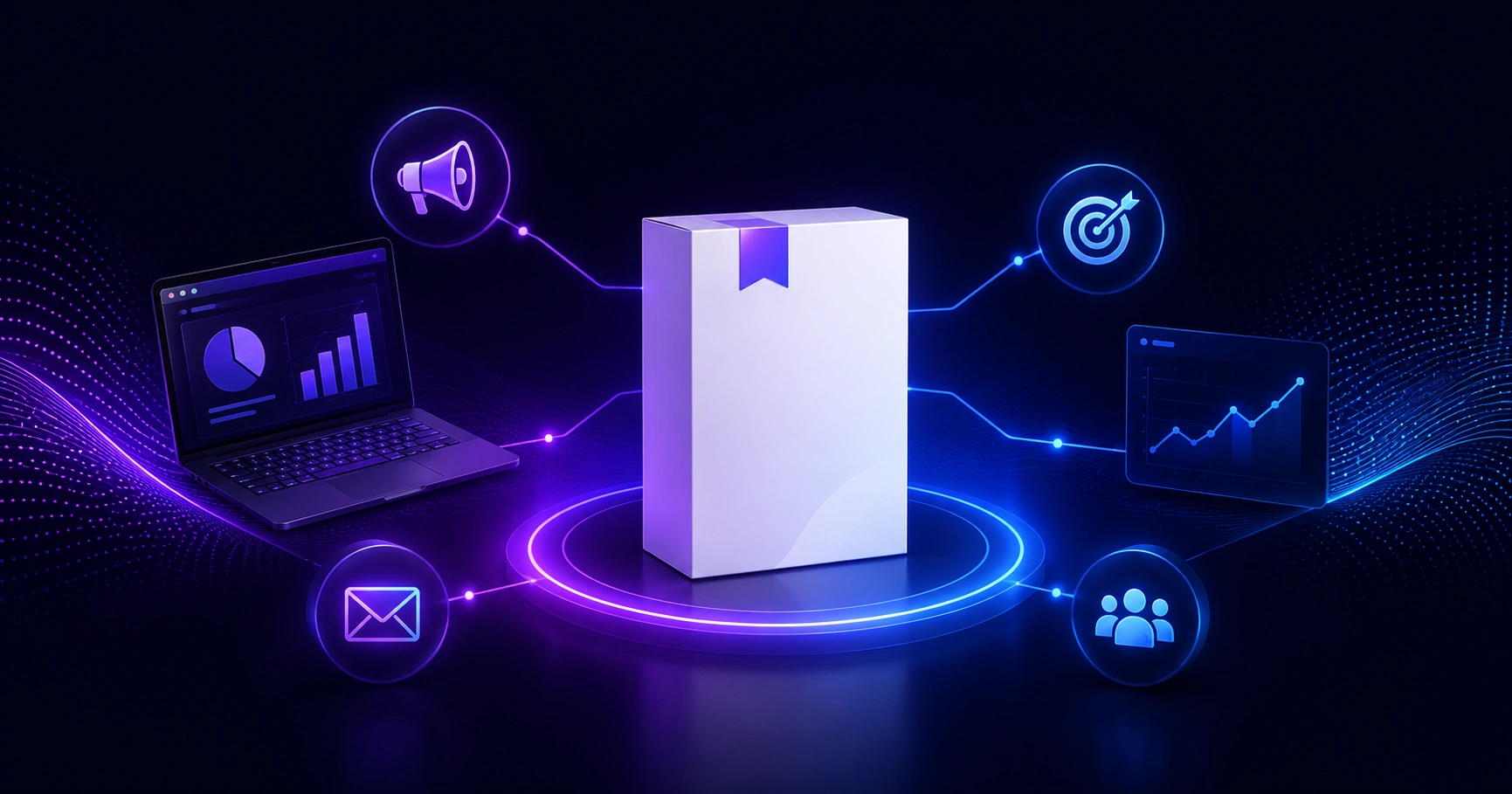What is white label digital marketing cover illustration
