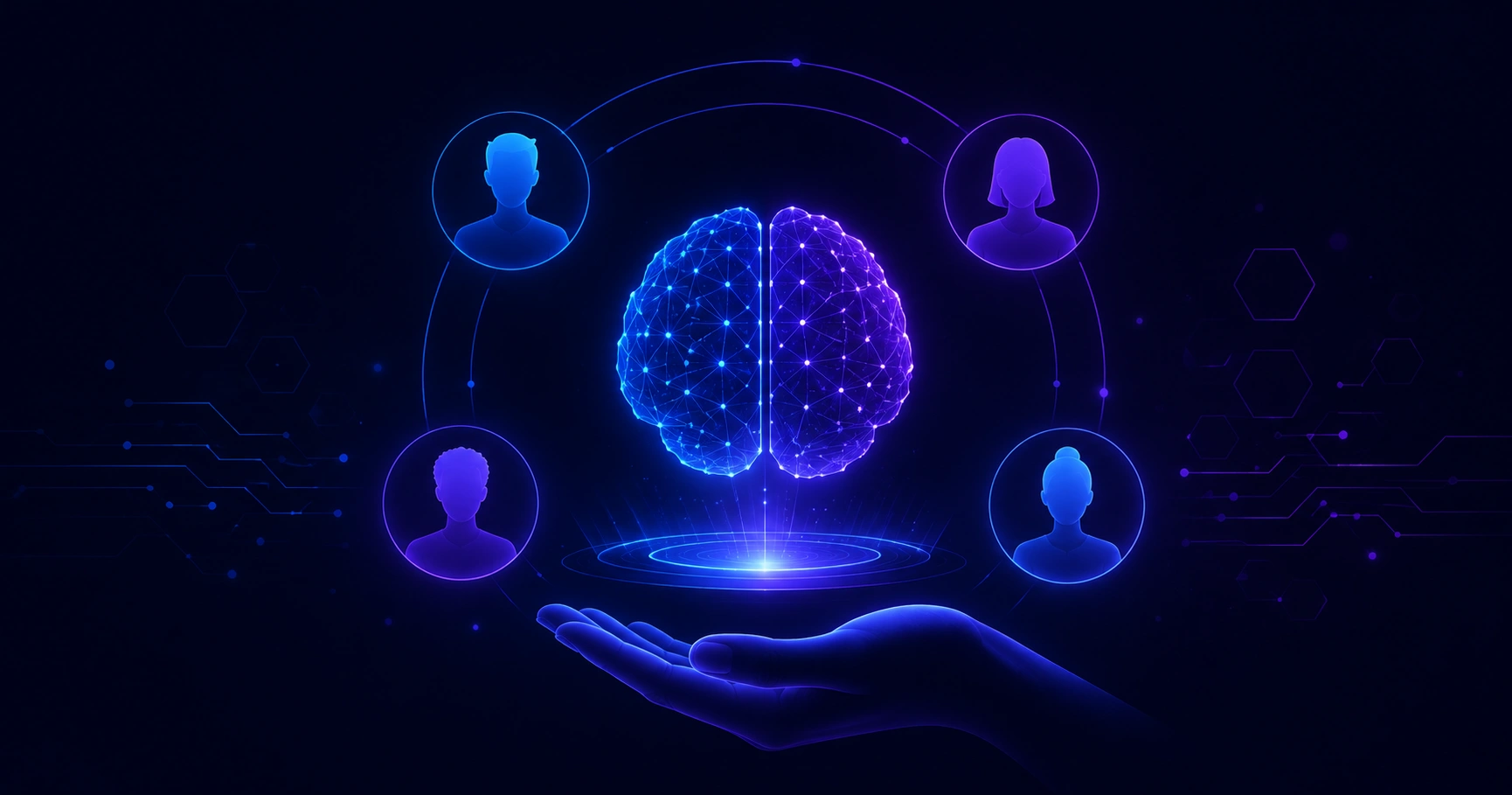 Conceptual illustration of who owns AI
